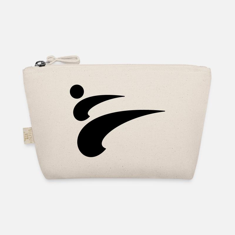 taekwondo kick - Bio-Täschchen - Natur
