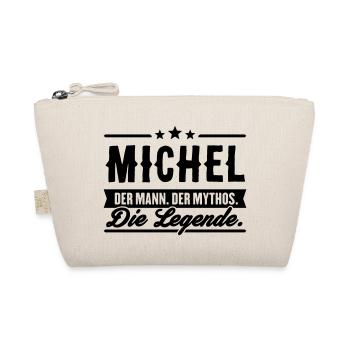 Man Myth Legend Michel - Organic Pouch - nature - Front