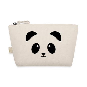 Visage de panda - Trousse biologique - nature - Devant