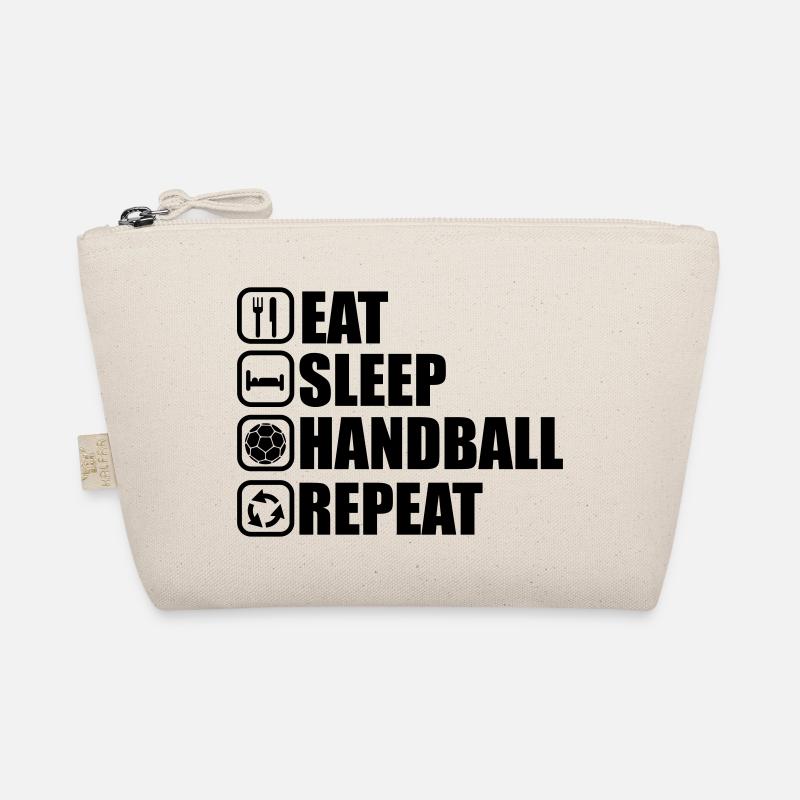 eat,sleep ,handball, repeat Bio-Täschchen
