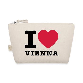 I Love Vienna 2 - Organic Pouch - nature - Front
