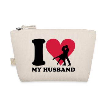 I love my Husband - Bio-Täschchen - Natur - Vorne