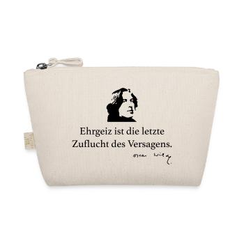 Wilde: Ehrgeiz ist die letzte Zuflucht des Versag - Bio-Täschchen - Natur - Vorne