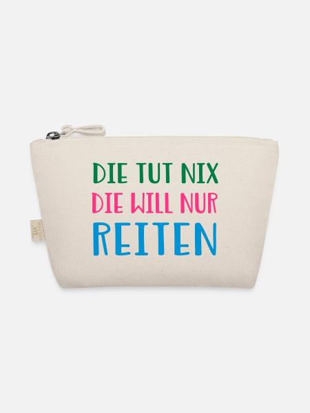 reiten - Bio-Täschchen - Natur