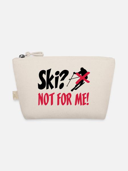I hate Ski - Bio-Täschchen - Natur - Vorne