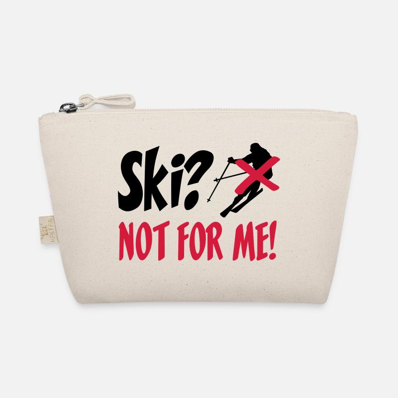 I hate skis Organic Pouch