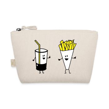 french fries drink - Bio-Täschchen - Natur - Vorne