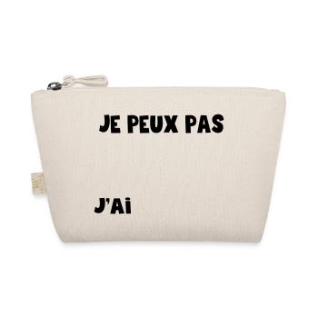 je peux pas j'ai ajoute tes mots - Trousse biologique - nature - Devant