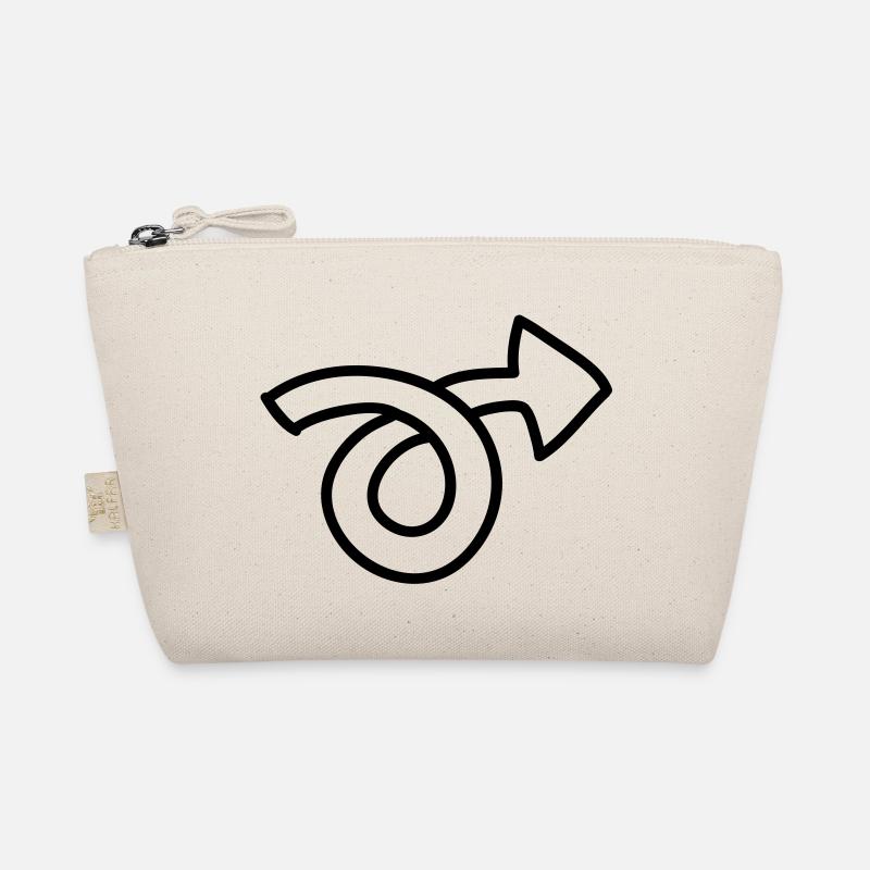 crooked arrow - line Organic Pouch
