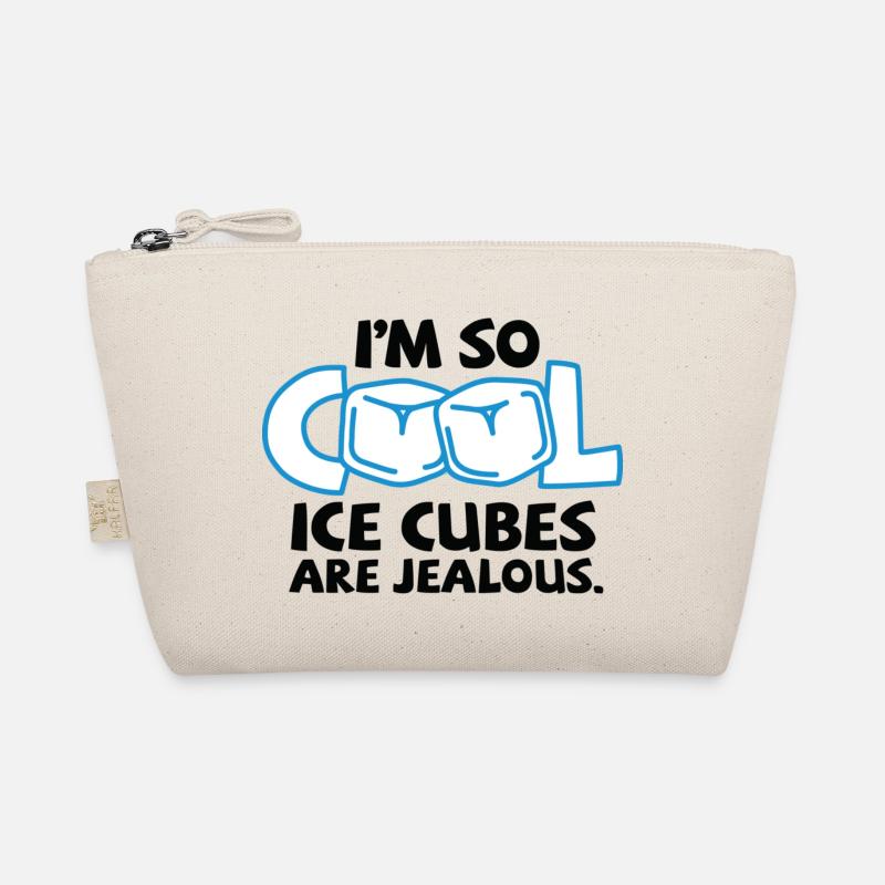 Ich bin so cool, sogar Eiswürfel sind neidisch! Bio-Täschchen