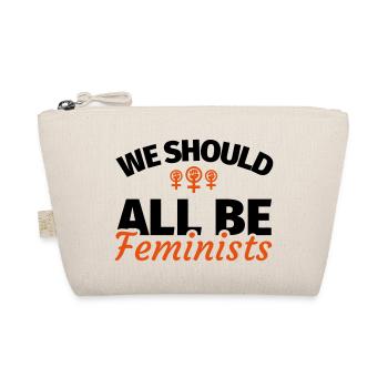 Feminism Feminist - Organic Pouch - nature - Front