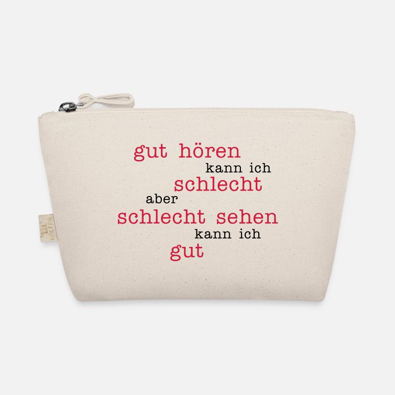 gut hören - schlecht sehen Bio-Täschchen