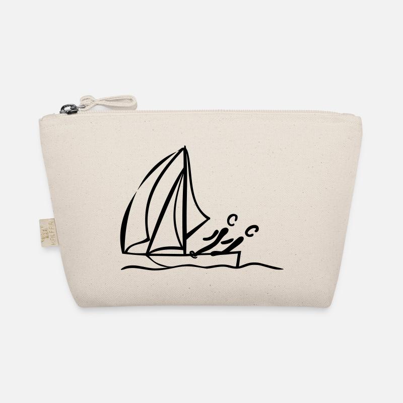 Sailing dinghy - Organic Pouch - nature