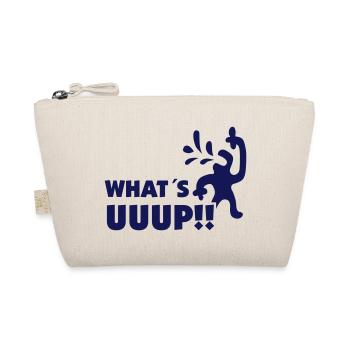 what_s_uuup_mono_50 - Bio-Täschchen - Natur - Vorne
