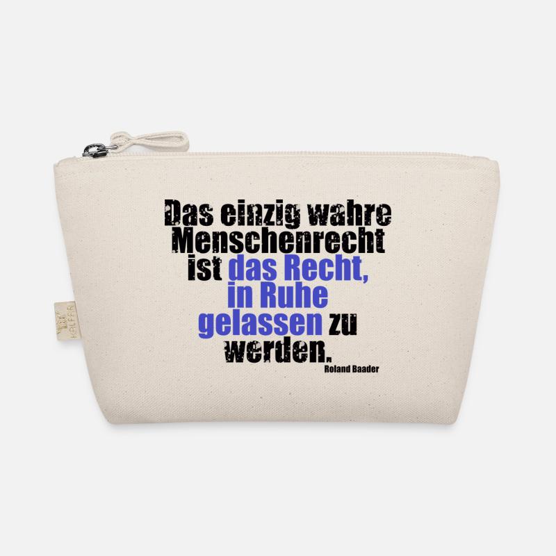 Menschenrecht Baader Zita - Bio-Täschchen - Natur