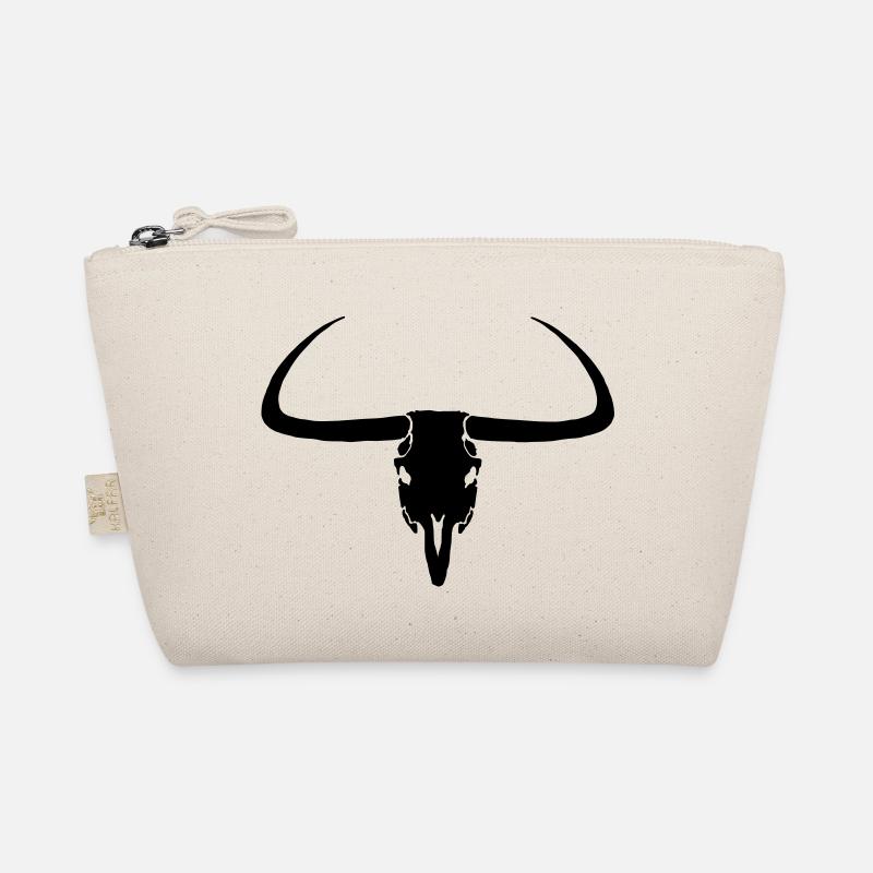 Steer Skull Organic Pouch