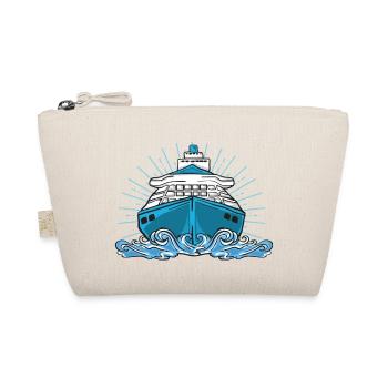 Schiff Kreuzfahrt See Meer Kreuzfahrtschiff Boot - Bio-Täschchen - Natur - Vorne