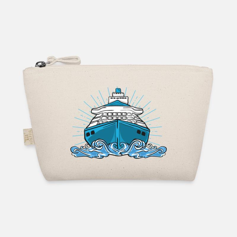 Schiff Kreuzfahrt See Meer Kreuzfahrtschiff Boot - Bio-Täschchen - Natur