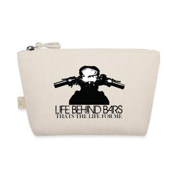 Life Behind Motorcycle Bars - Organic Pouch - nature - Front