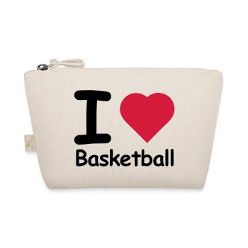 ball basket basketball - Organic Pouch - nature - Front