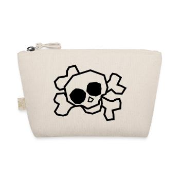 skull skull skull - Organic Pouch - nature - Front