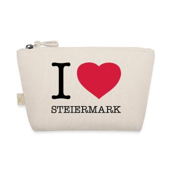 I LOVE STEIERMARK Austria Österreich - Organic Pouch - nature - Front