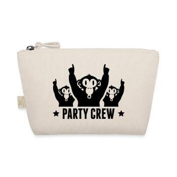 party_crew_affen_g1 - Organic Pouch - nature - Front