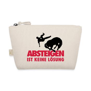 Absteigen ist auch keine Lösung - Bio-Täschchen - Natur - Vorne