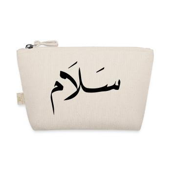 Salam_arabisches Wort für Frieden - Bio-Täschchen - Natur - Vorne