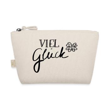 Viel Glück - Bio-Täschchen - Natur - Vorne