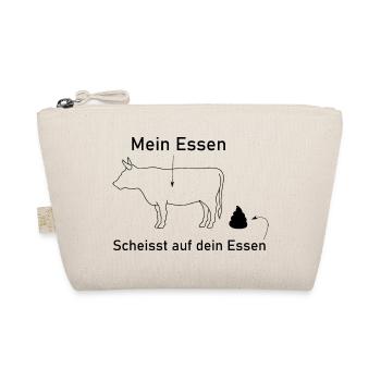 Mein Essen scheisst auf dein Essen - Bio-Täschchen - Natur - Vorne