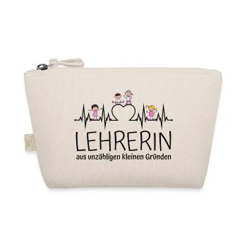 Lehrerin aus unzähligen kleinen Gründen - Bio-Täschchen - Natur - Vorne