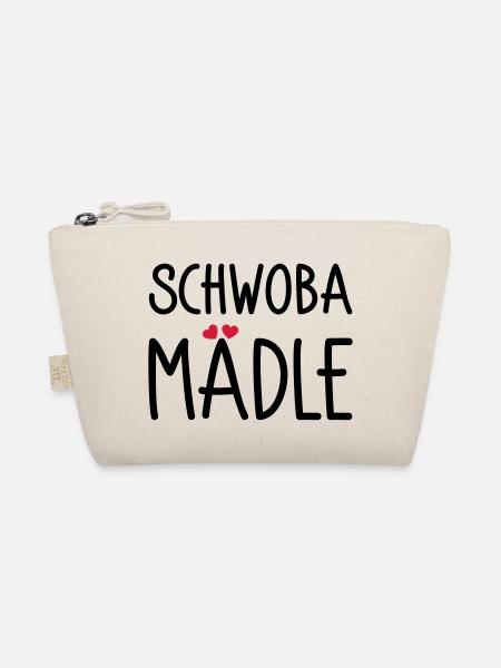 Schwoba Mädle - Bio-Täschchen - Natur - Vorne