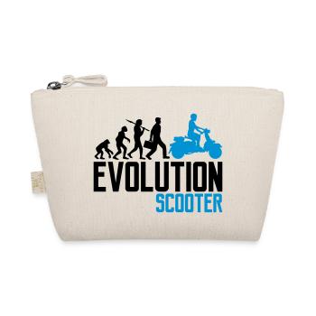 motor evolution electric scooter clipart elek - Organic Pouch - nature - Front