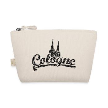 Köln Cologne Classic mit Kölner Dom (Vintage) - Bio-Täschchen - Natur - Vorne