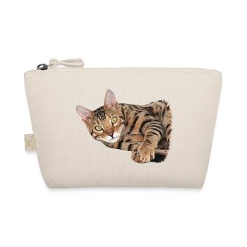 kuschelige bengal katze - Bio-Täschchen - Natur - Vorne