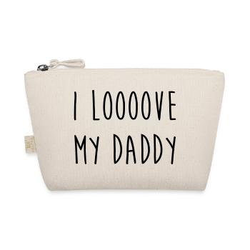 Dad / Papa / Daddy / Vati / Baby / Bébé / Birth - Organic Pouch - nature - Front