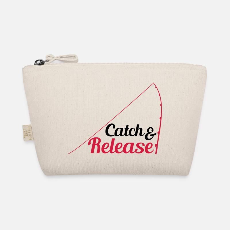 throw back release catch and release angler Organic Pouch