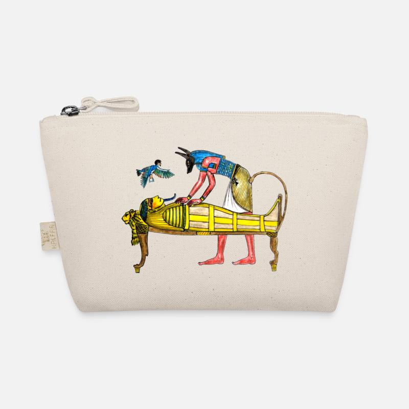 Pharaoh as a mummy with Anubis Organic Pouch