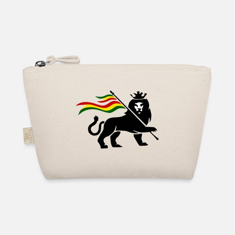 Rasta Fahnenlöwe - Bio-Täschchen - Natur
