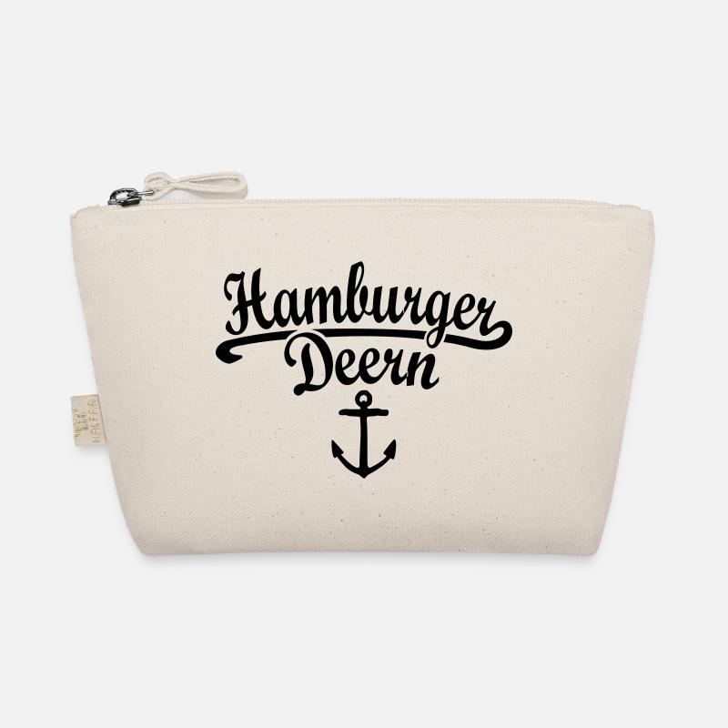 Hamburger Deern Klassik (Weiß) Hamburg - Bio-Täschchen - Natur