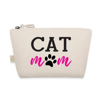 Cat Mom - Organic Pouch - nature - Front
