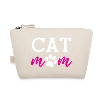 Cat Mom - Organic Pouch - nature - Front
