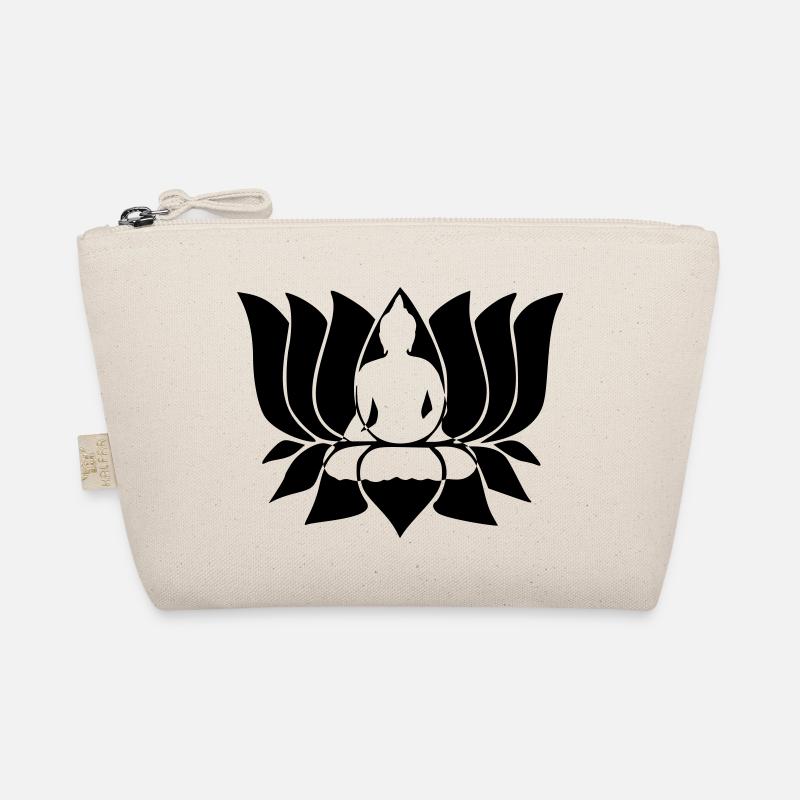 buddha lotus - Bio-Täschchen - Natur