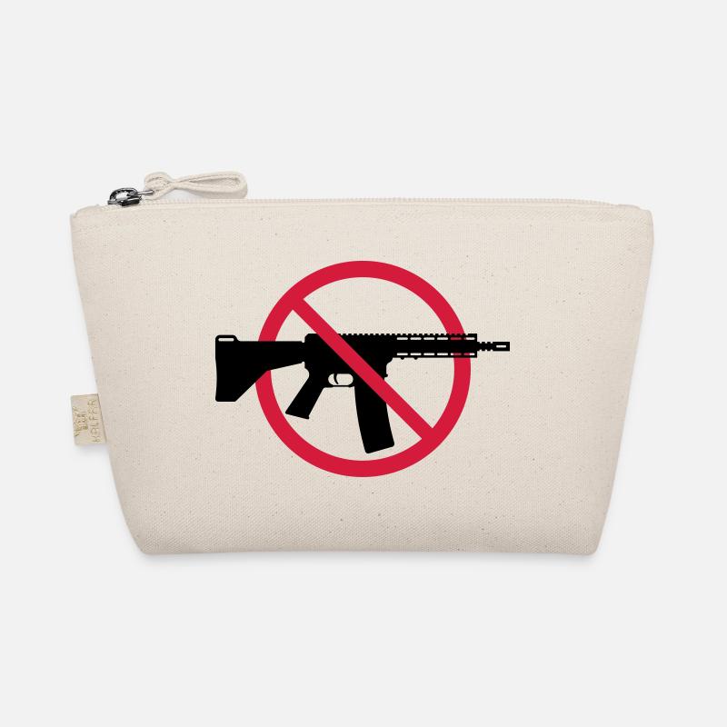 Gun Ban Ban Shield (No Weapons Peace) 2C Organic Pouch