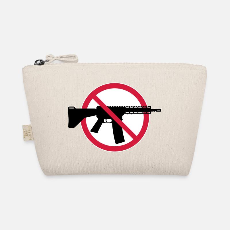 Gun Ban Ban Shield (No Weapons Peace) 3C Organic Pouch