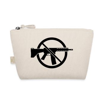 Gun Ban Ban Shield (No Weapons Peace) 1C - Organic Pouch - nature - Front