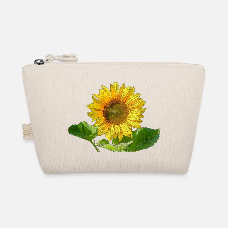 Sonnenblume - Bio-Täschchen - Natur