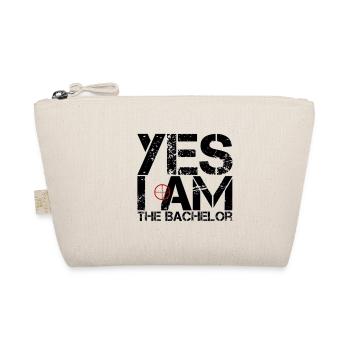 Yes I am the Bachelor Letter Design - Trousse biologique - nature - Devant
