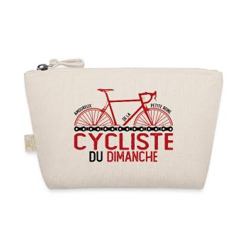 cycliste du dimanche T-shirt humour vélo - Trousse biologique - nature - Devant